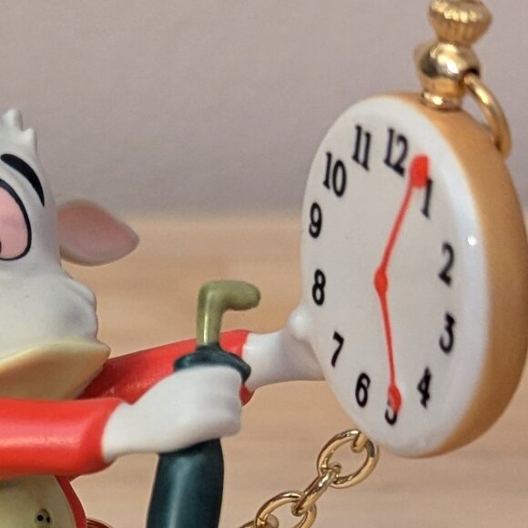 WDCC "No Time to Say Hello-Goodbye" White Rabbit Ornament New in Box with COA - Picture 3 of 12